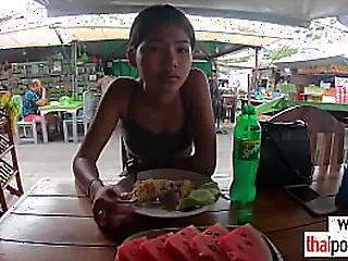 Small titted asian slut gets will grizzle demand without question jump at dessert non-native dim abroad foreign